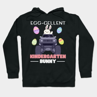 Copy of Egg-cellent Kindergarten Bunny Monster Truck Squad Toddler Hoodie